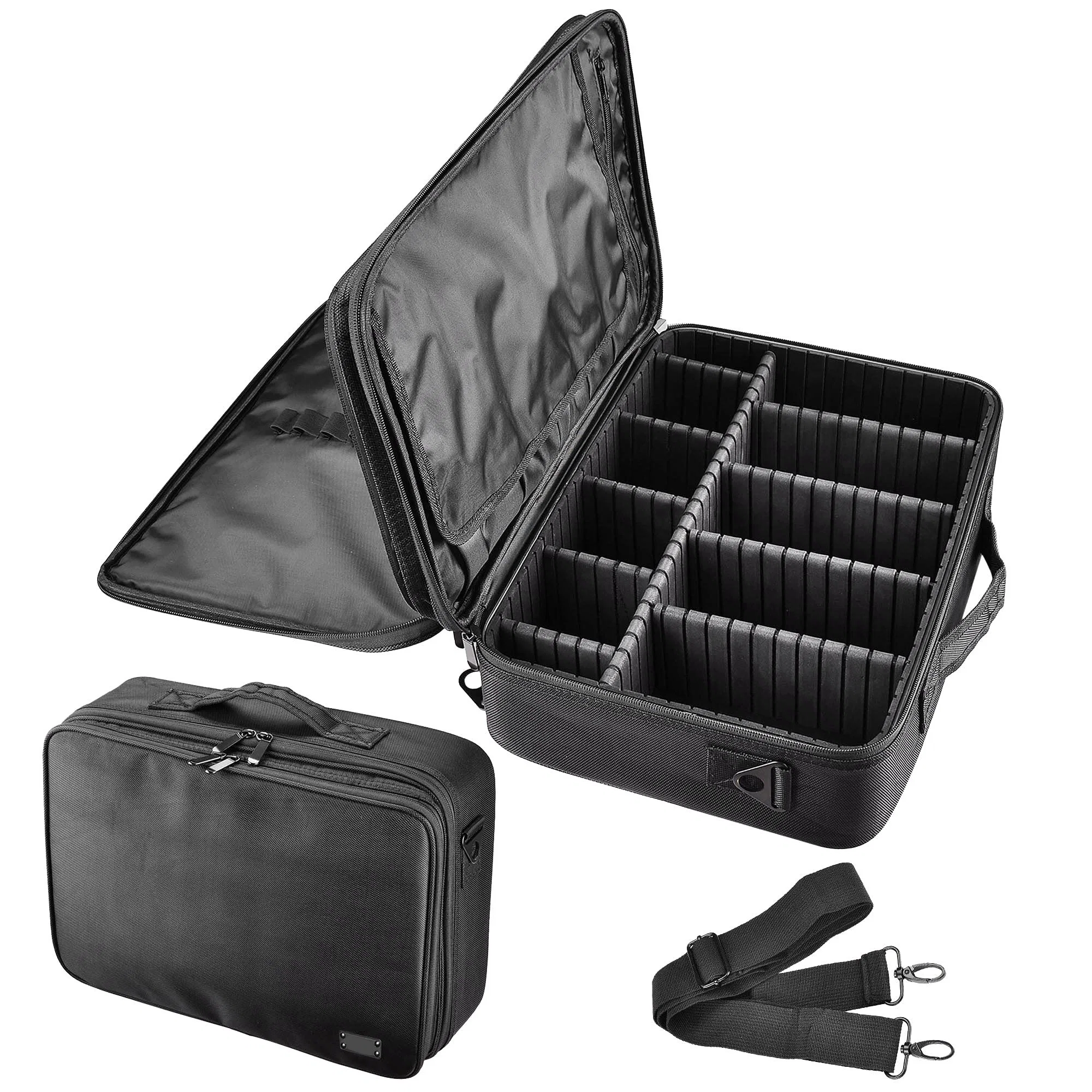 Caixa de maquiagem grande saco de maquiagem Travel Cosmetic Organizer caixa de armazenamento