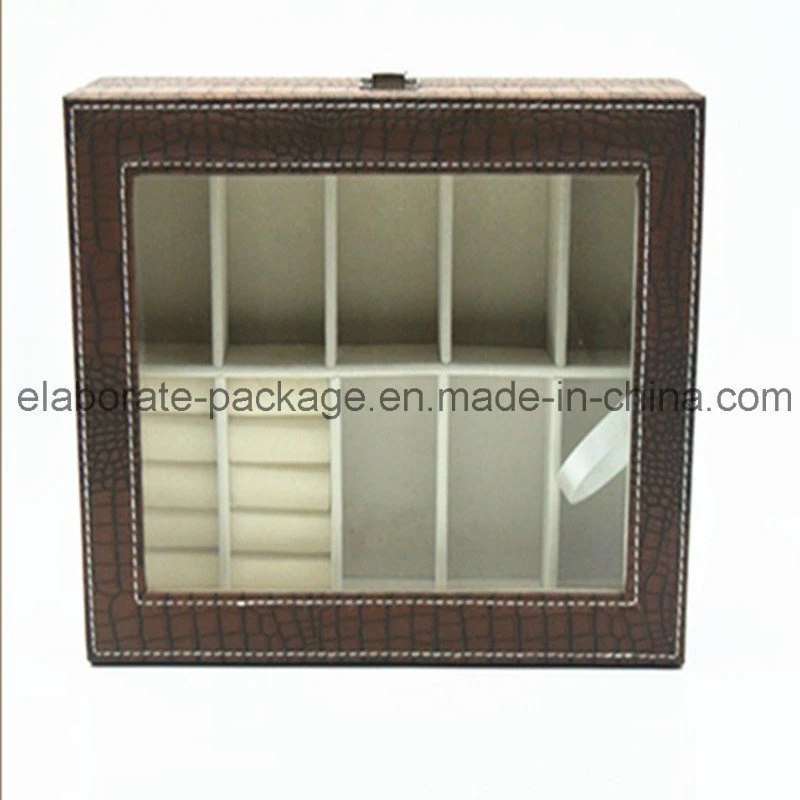 Kingly Handmade Croco Leather Jewelry Box Wholesale/Supplier Jewelry Packing Box