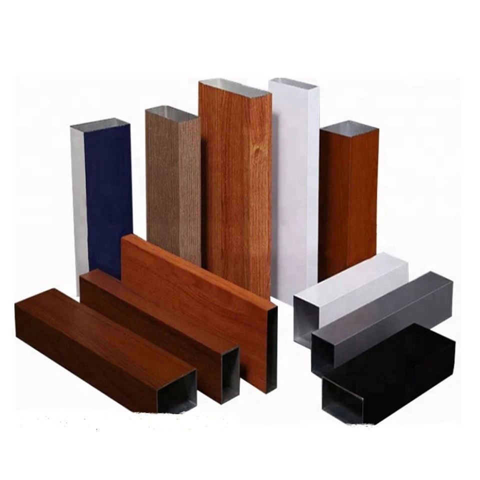 Aluminium Profile Wood Like Surface Decoration for Construction