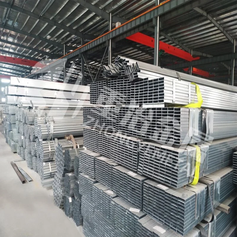 Hot Sale Low Price Q235A/Q235B/Q345b Hollow Zinc Coated 30G/M2-600G/M2 Galvanized Square Tube