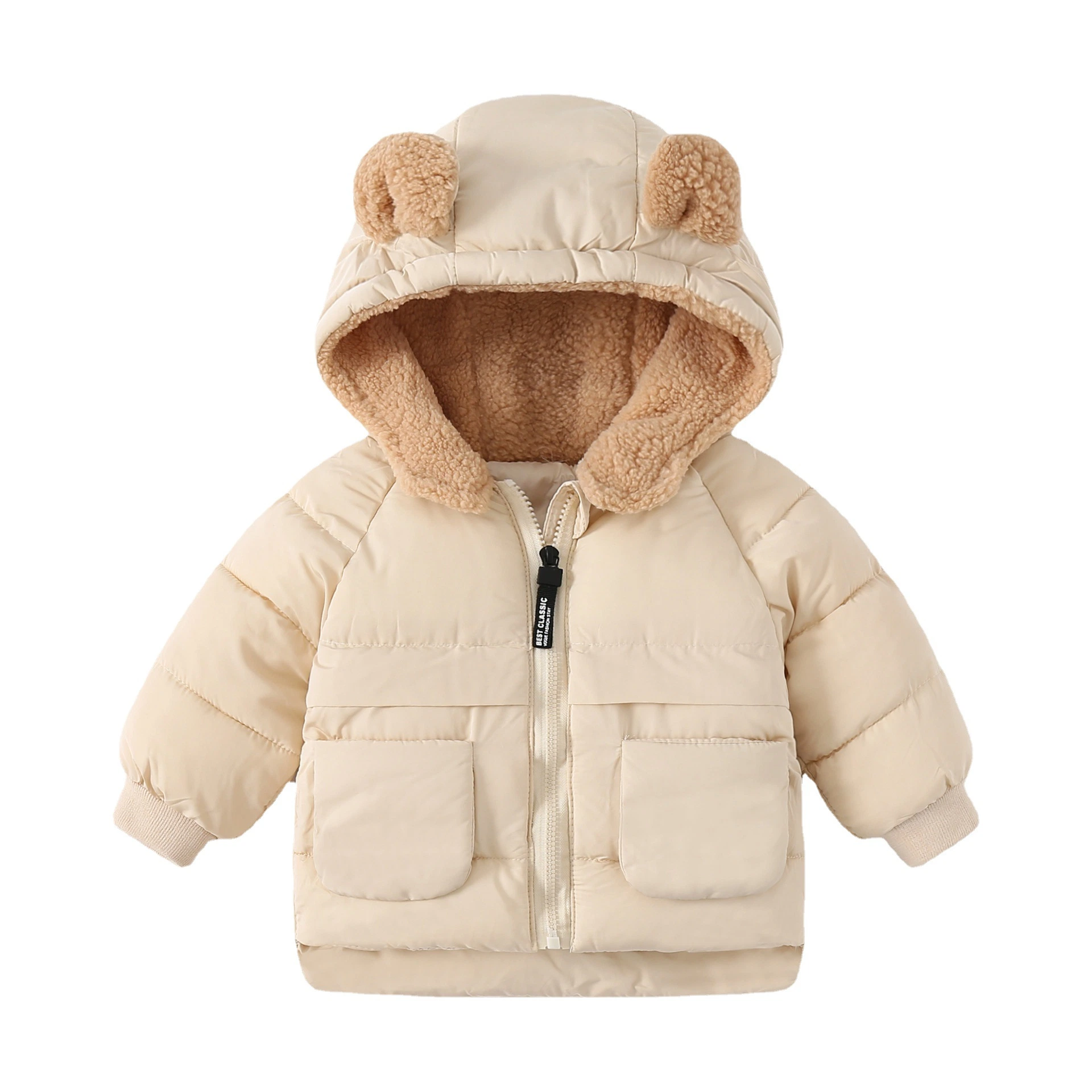 Wholesale/Supplier Factory High quality/High cost performance  Kids Clothes Fashion Girl and Boy Clothes Winter Hooded Children&prime; S Apparel Solid Color Kids Coat Unisex Kids Puffer Jacket