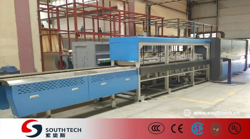 Southtech New Generation Glass Tempering Machinery with Intelligent Compressor Convection System for Sale
