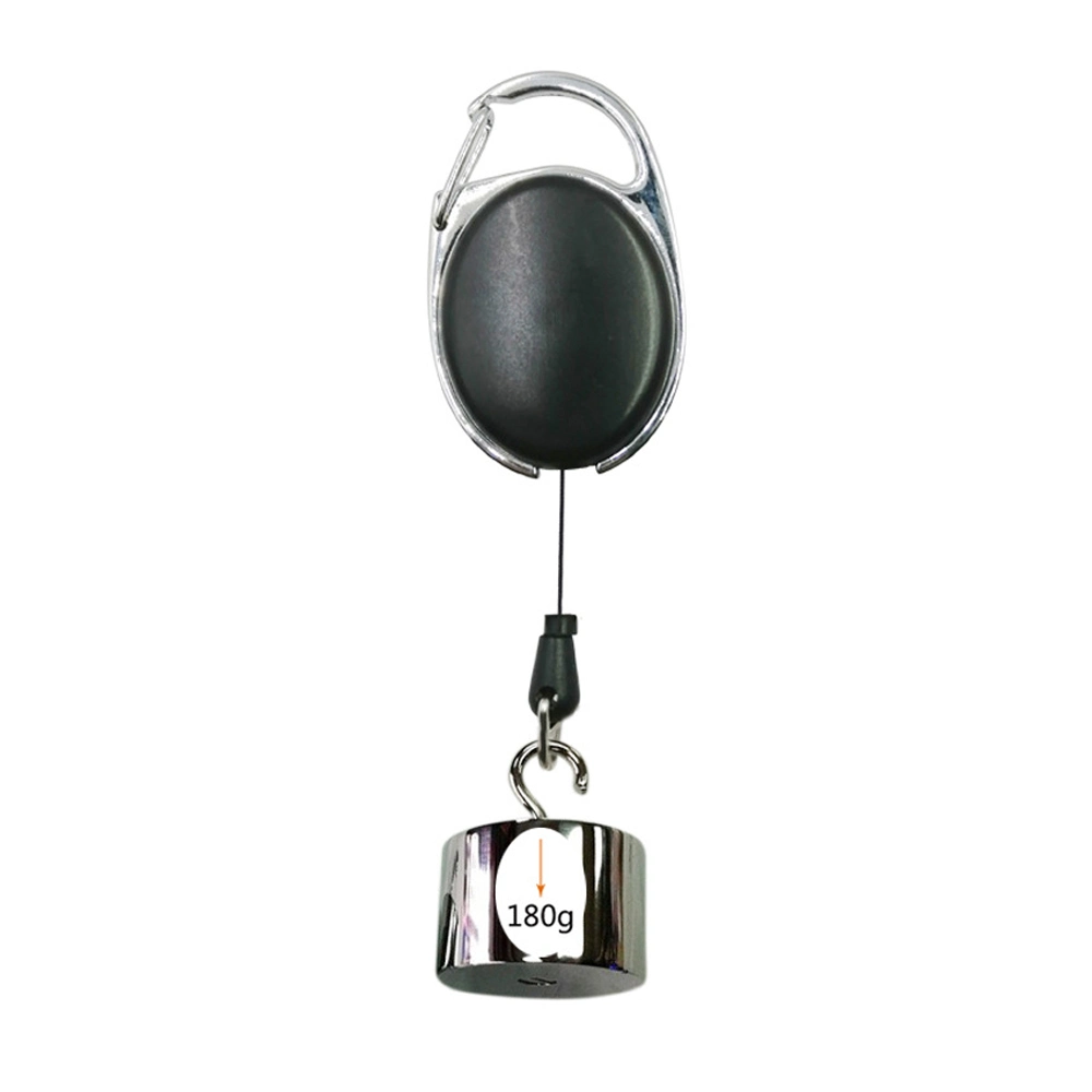 Klipp-Zug-Schlüsselring des einziehbarer Schlüsselring-ausdehnbare Metalldraht-60cm Keychain verlorene Identifikation-Kartenhalter-Schlüsselantikette