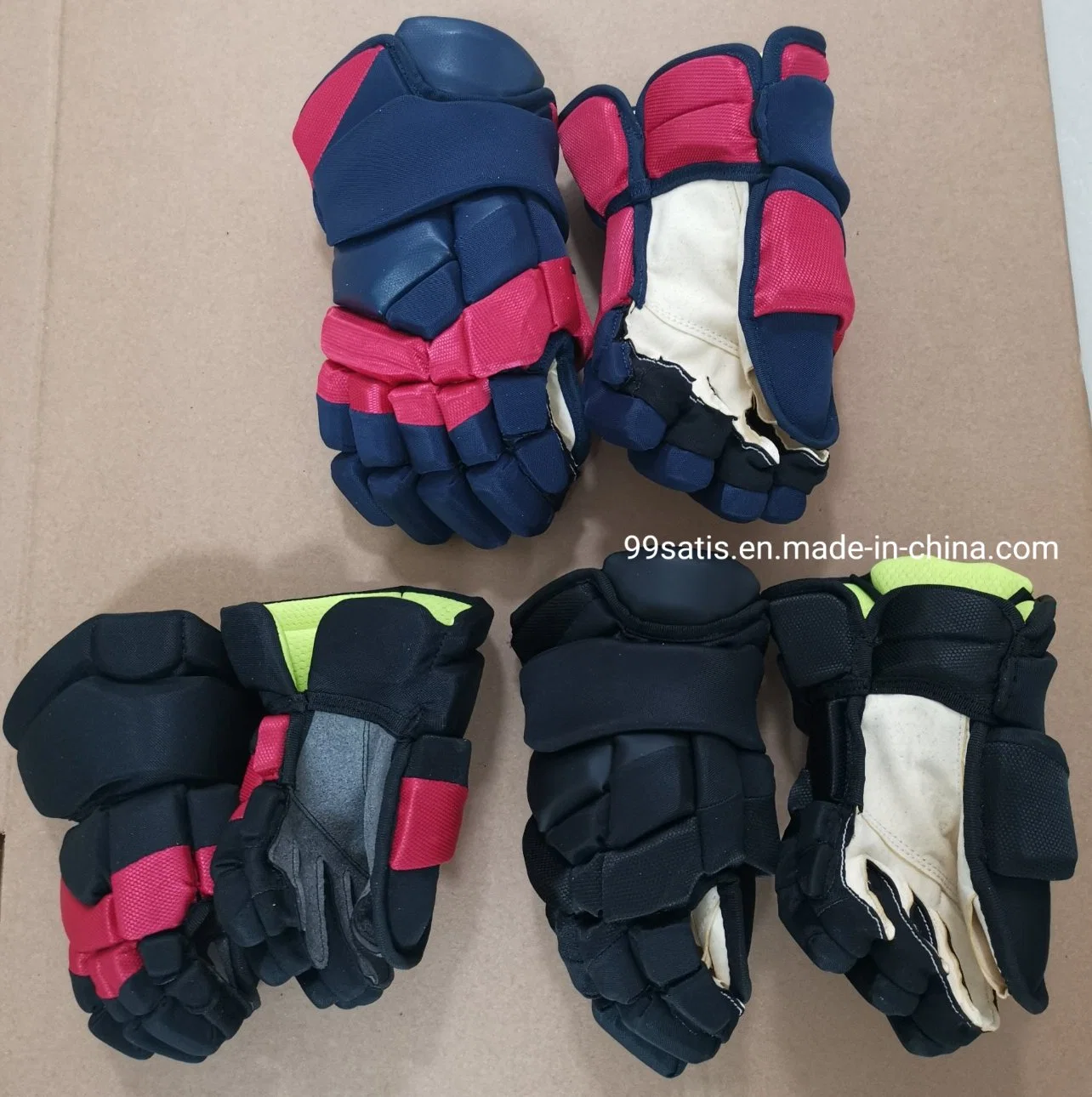 Custom Ice Hockey Gloves Senior/Junior Sizes 9" 10" 11" 12" 13" 14"