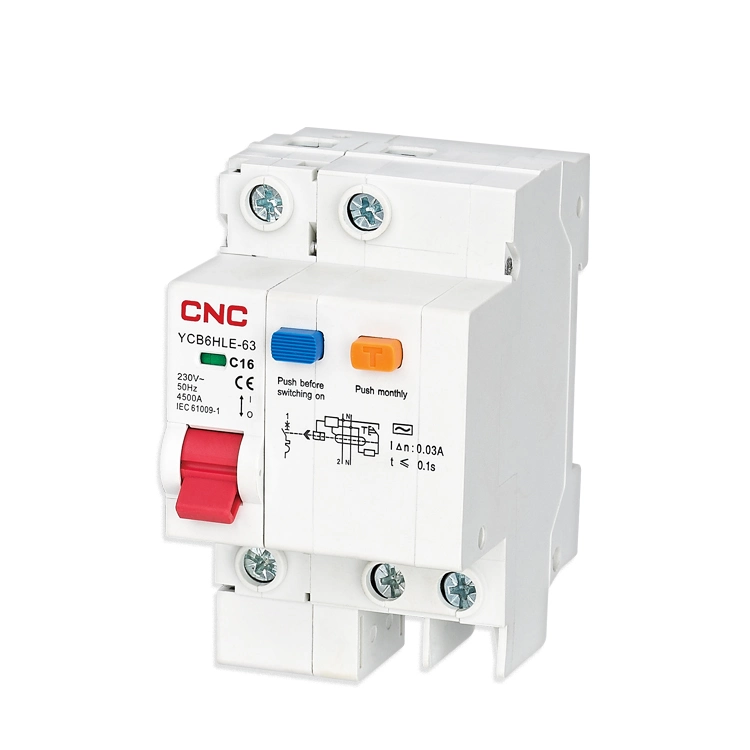 CNC 1+N RCBO 3p RCBO 3p Residual Current Circuit Breaker