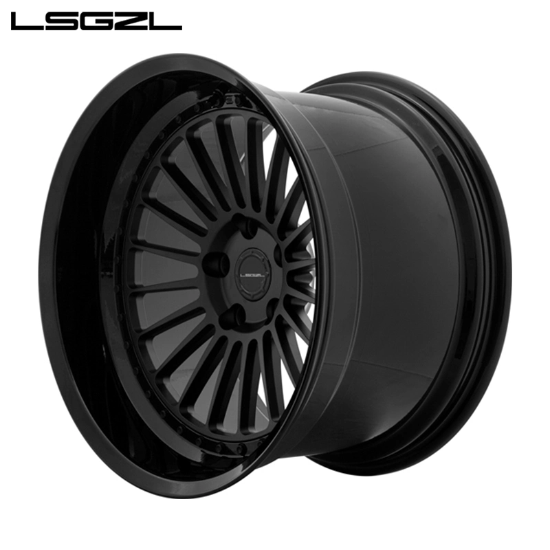 Deep Concave Glossy Black Passenger Car Wheel for BMW Mercedes BMW Audi 5X114.3 5X120 5X130