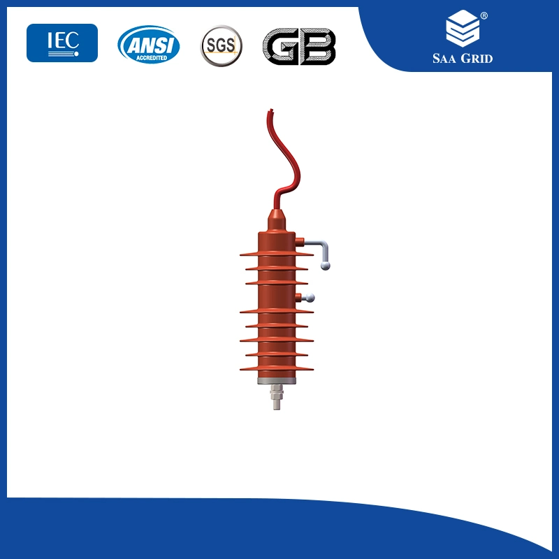 Polymère de silicone 12kv foudre parafoudre Surger/parafoudre Surger