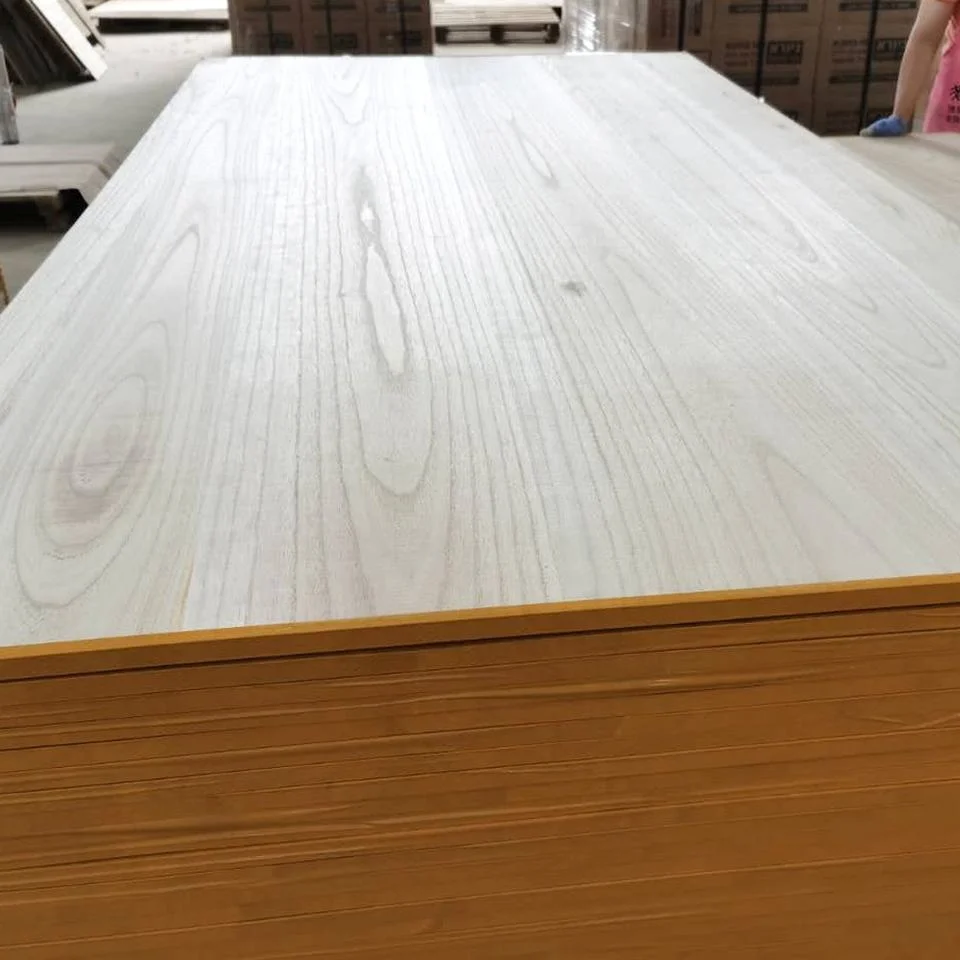 Fine Texture Sell Paulownia Furniture Board S4s Finished Primed Paulownia Wood Board