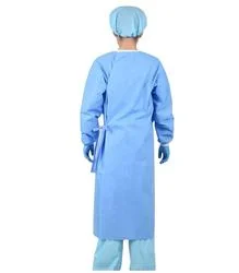 Médico cirurgião fornecimento vestido reforçada vestidos cirúrgicos com toalha de mão Vestuário de quarto de cirurgião Sergical descartável estéril do Hospital