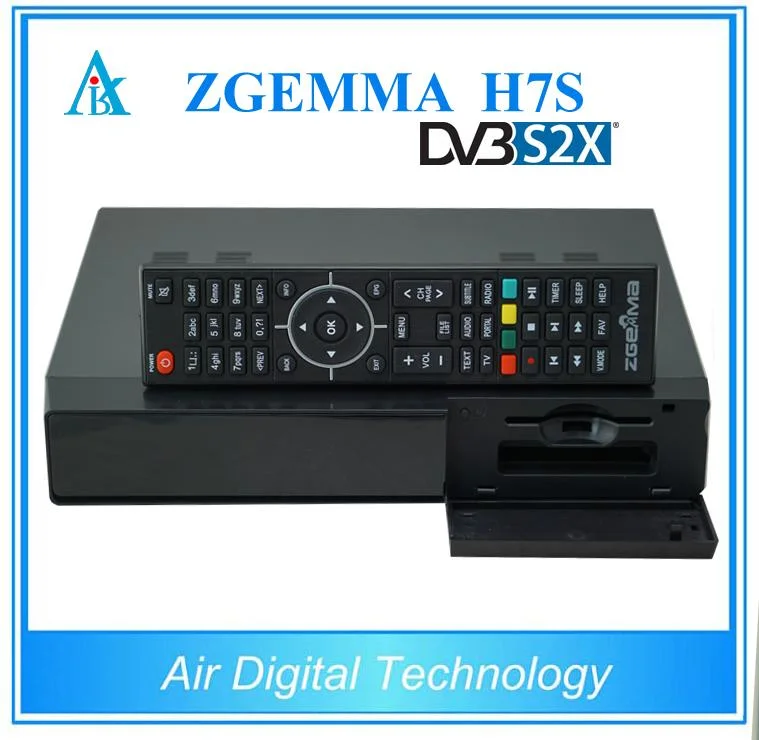 4K TV Box Zgemma H7s Linux Operating System 8 GB Emmc Flash / 1 GB DDR3 Memory