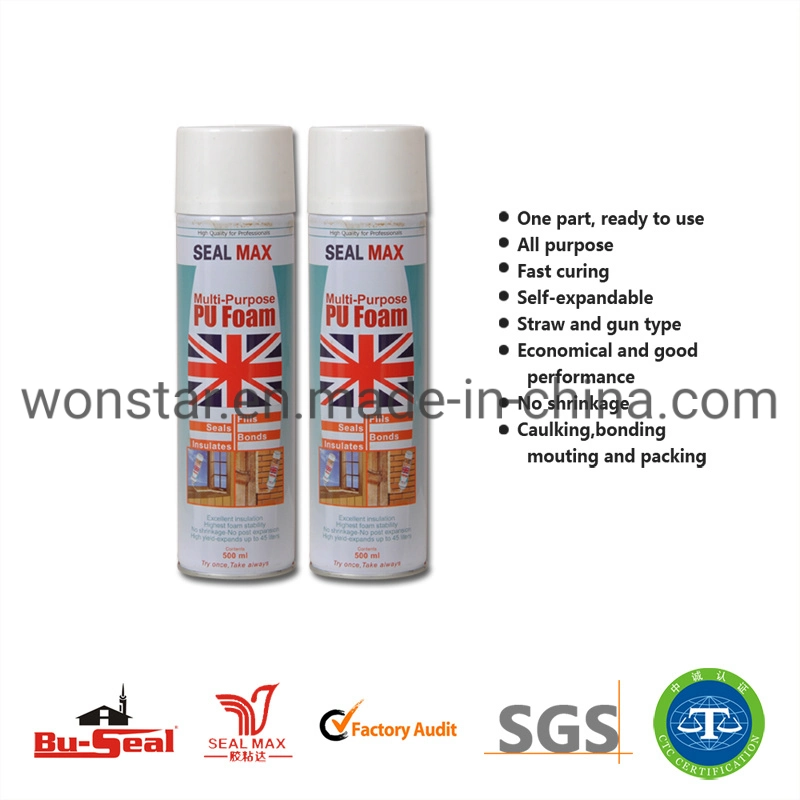 China Spray Construction PU Foam Adhesive