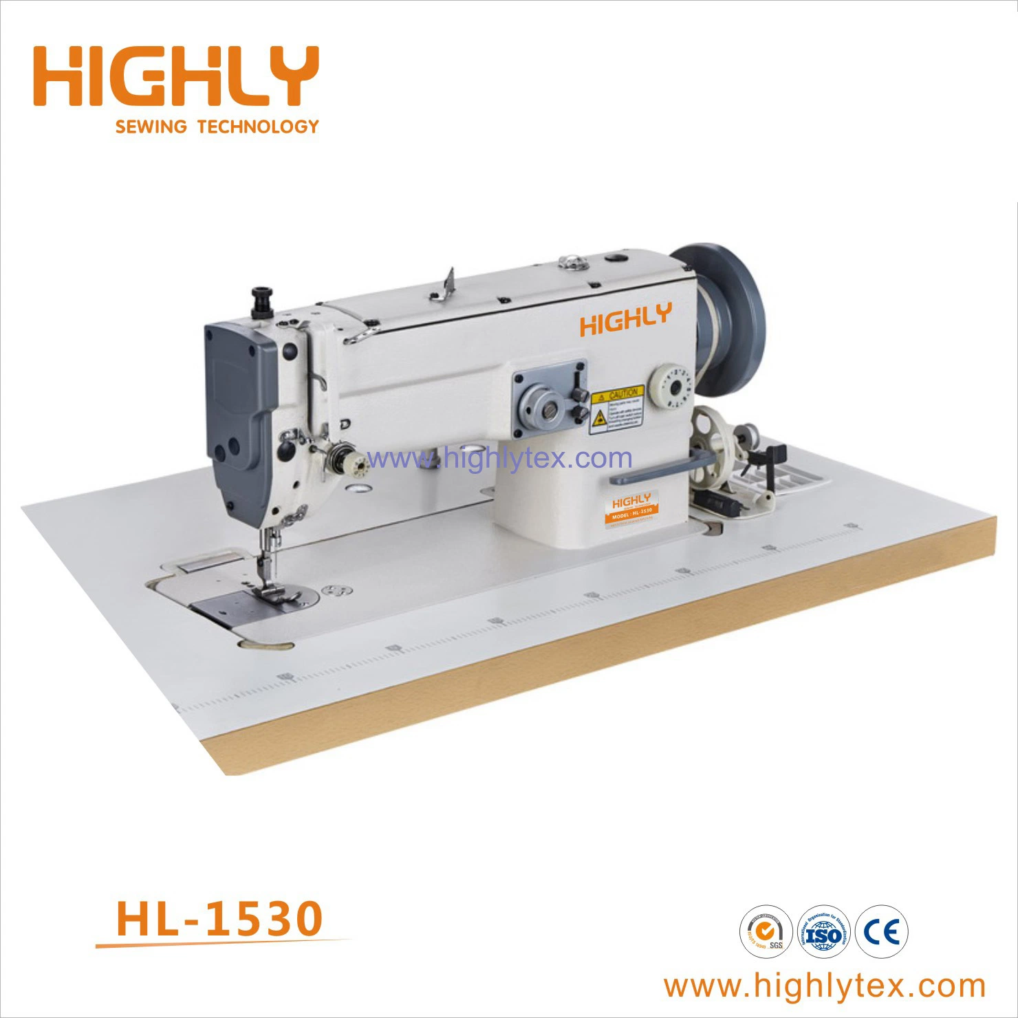 Hl-1530-12 Double Presser Foot Top and Bottom Feed Leather Zigzag Sewing Machine