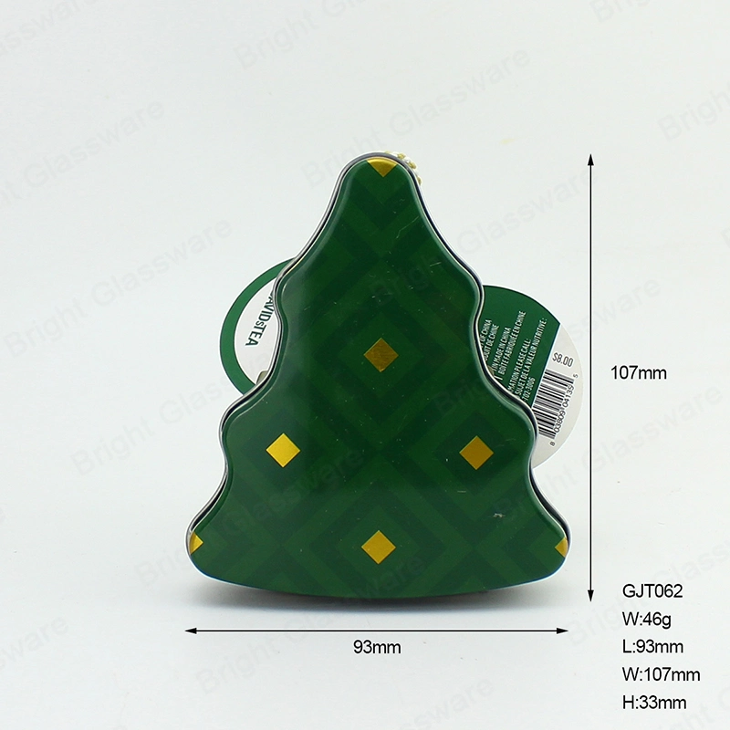 Festival Decoration Christmas Tree Shape Tin Box Gifts Wholesale/Supplier