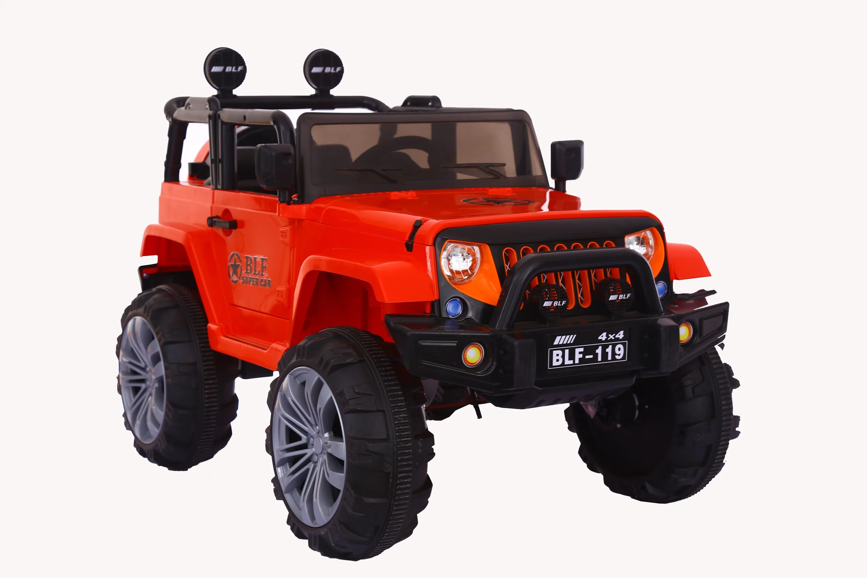 Jeep Model Kids Electric Ride on Car with RC Children Battery Powered Toy Car 4*4 Super Wheel Car