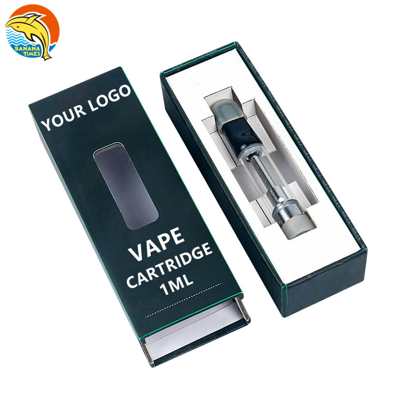 Wholesale/Supplier Black Tip 0.5ml 1 Gram Empty Cartridge Japan C4 Lead Free 1ml Vape Cartridge 510 Thread