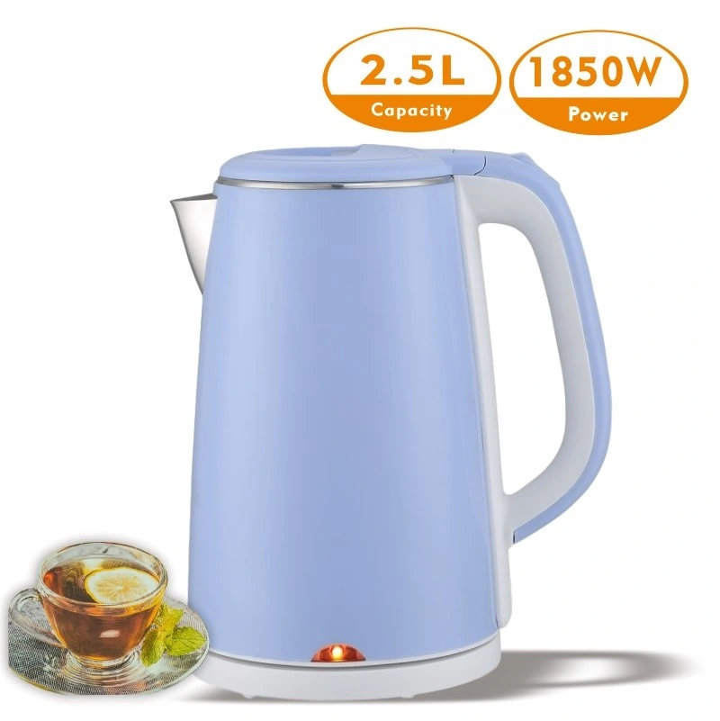 2.5L gros volume double pot d'une bouilloire électrique pour plus grande maison d'utilisation de produits ou un petit bureau