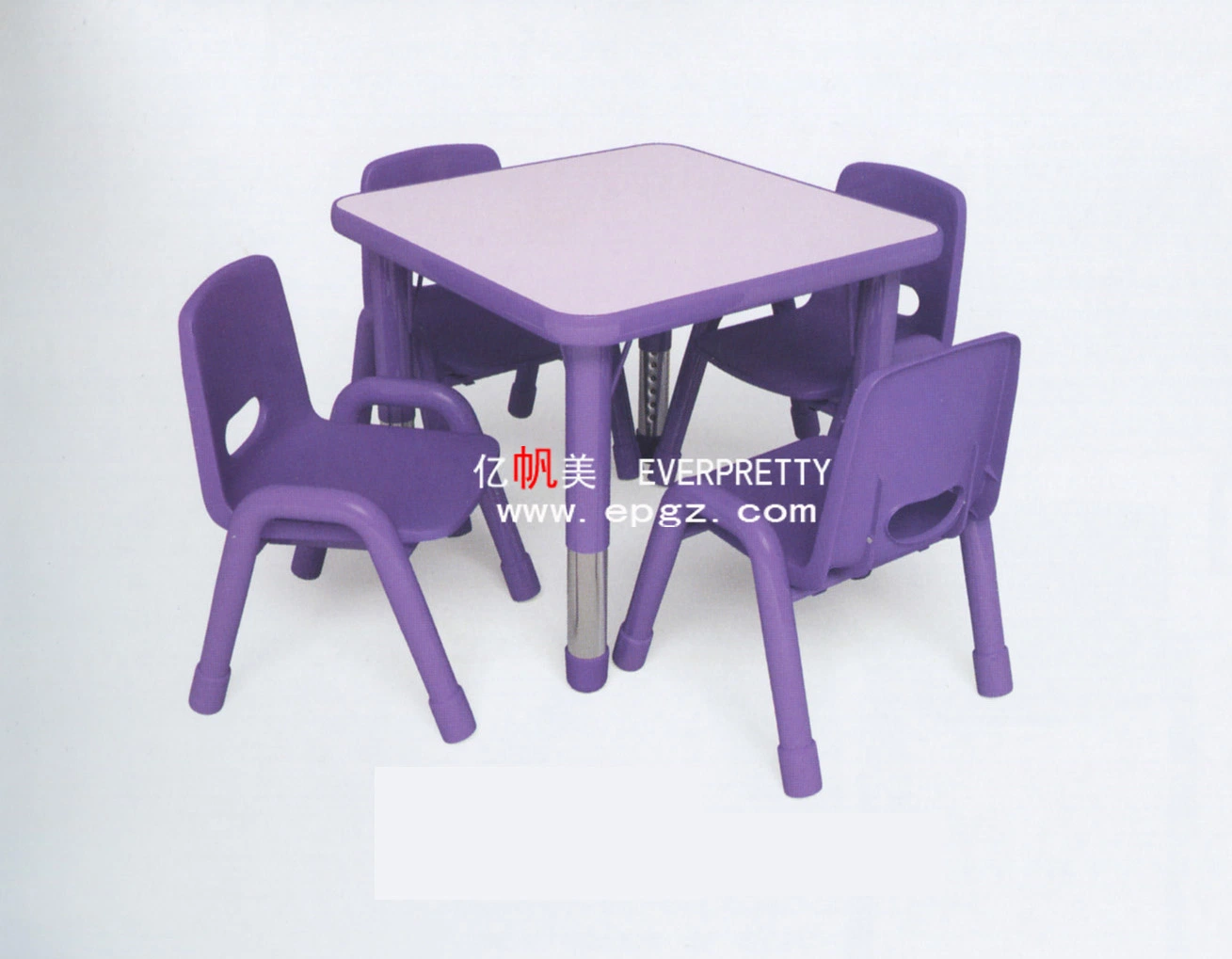 Kids Furniture Colorful School Table and Chair Set