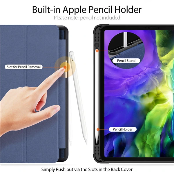 Domo Series Case for iPad PRO 11 (2020) (With Apple Pencil Holder & Auto Sleep Wake)
