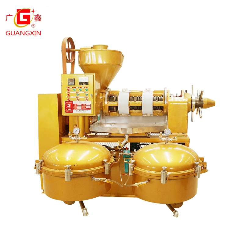 Temperature Control Hot Cold Copra Walnut Sesame Oil Producing Line Guangxin Machine