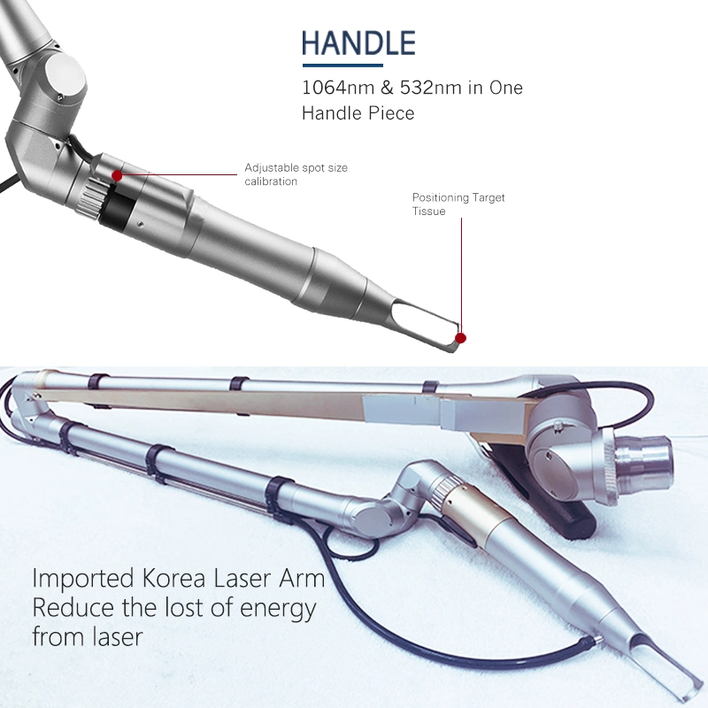 Carbon Laser Peel Whitening Face ND YAG Lasermaschine für Schönheitspflege