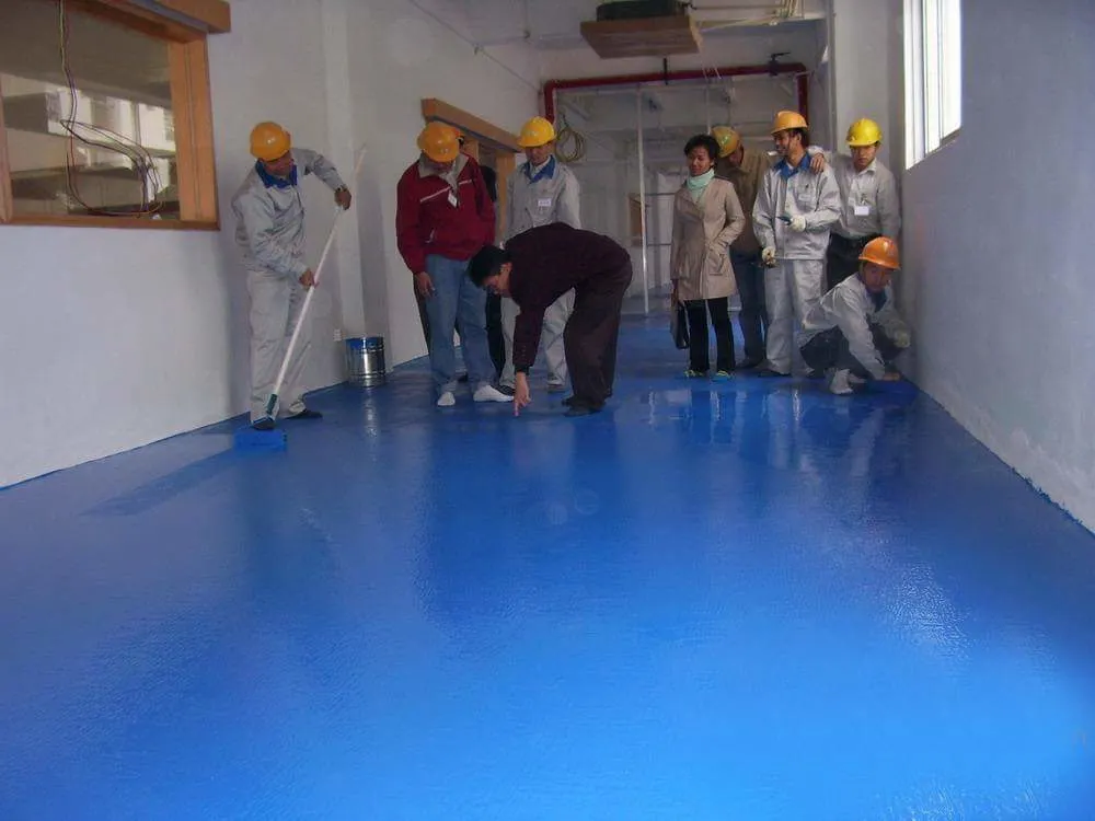 Green Self Leveling Waterborne Epoxy Floor Paint -Mt-15