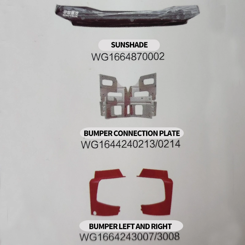 Auto Body Accessories Various Heavy Truck Accessories HOWO Cab Parts for HOWO T7h Truck