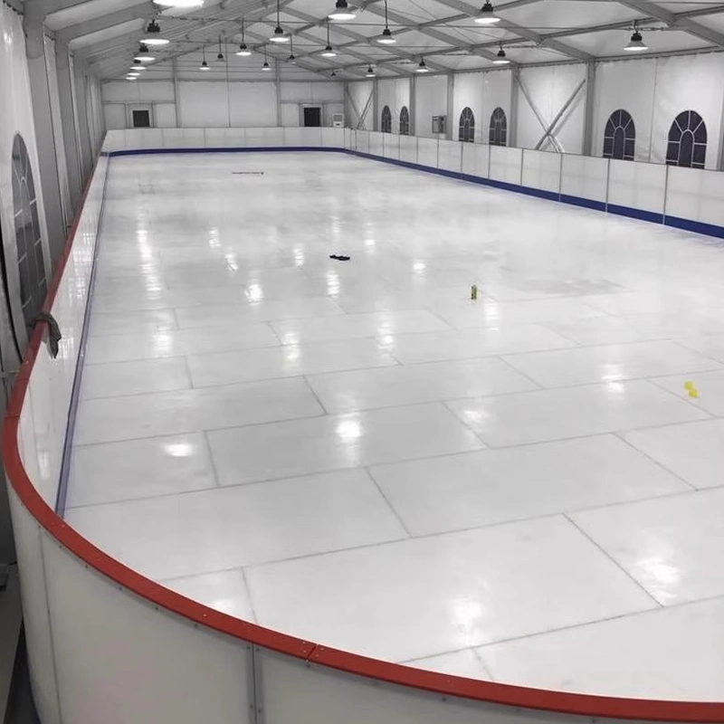 Polietileno HDPE de plástico blanco de disparo de Hockey sobre Hielo Pad