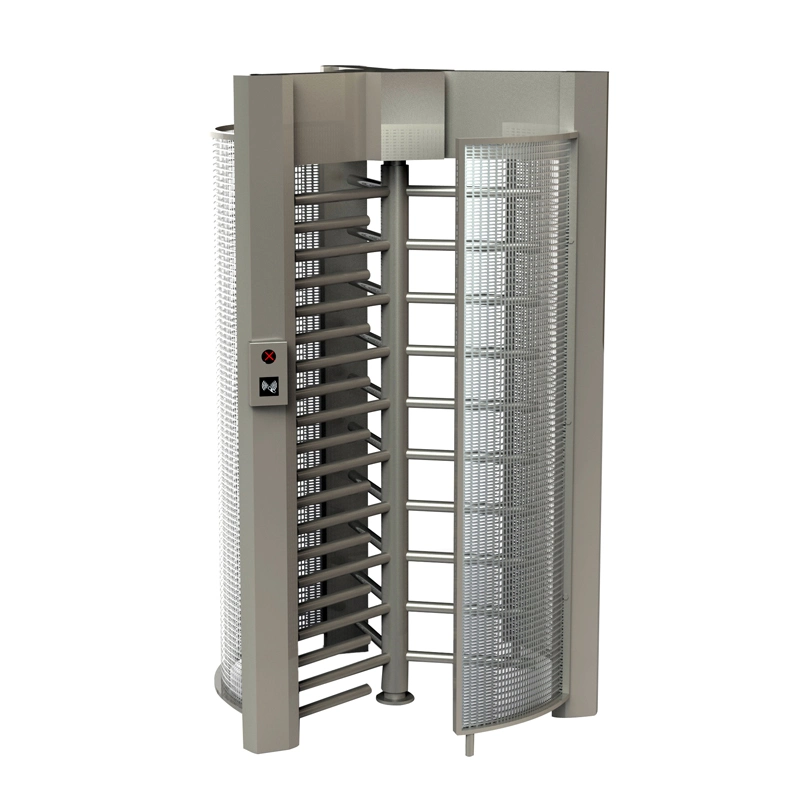 304 Grade Stainless Steel Automatic Pedestrian Waist Full Height Turnstile