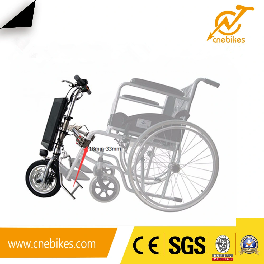 Fauteuil roulant électrique de 12 pouces saisissable handbike