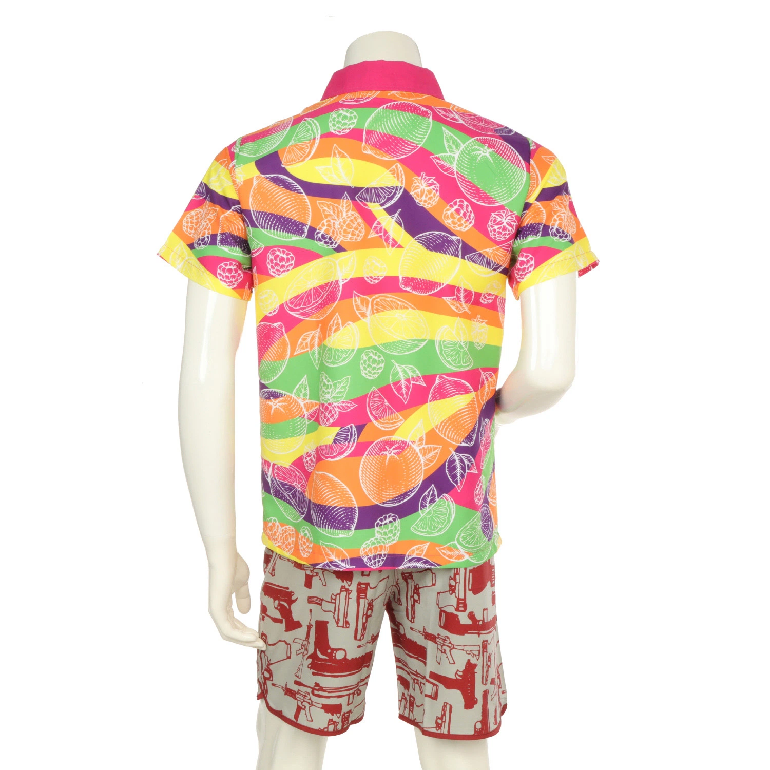 Precio de fábrica Diseño personalizado Sublimated transpirable Beach Shirt Hawaiian Shirt
