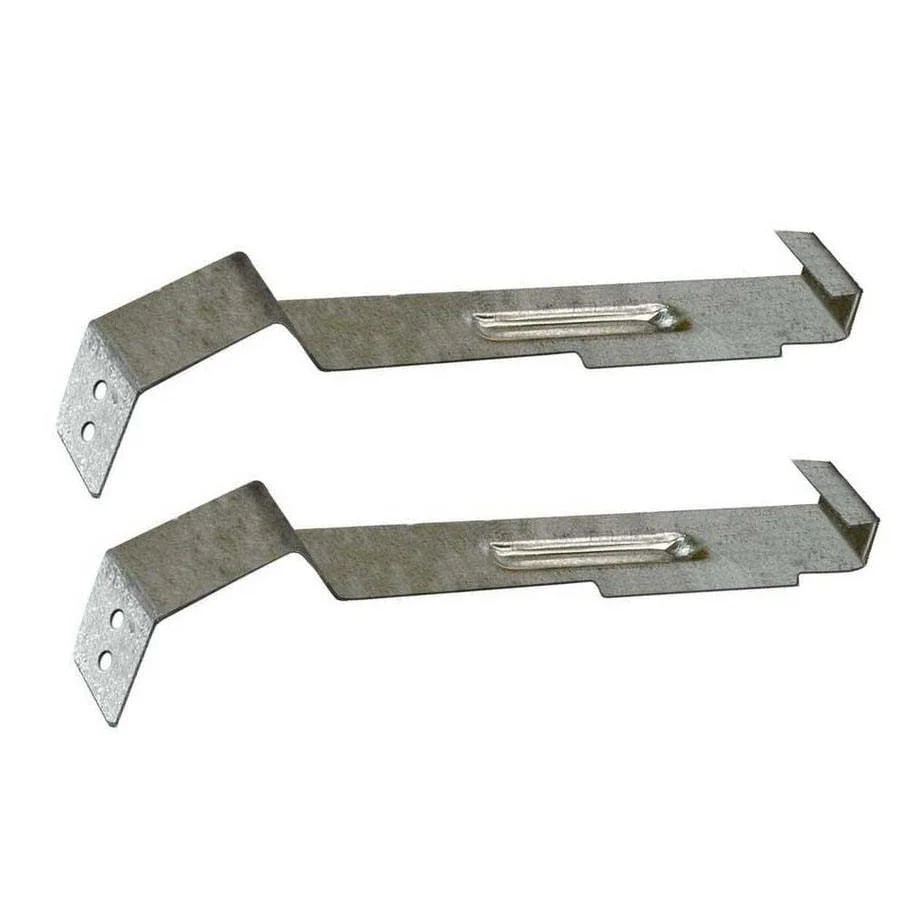 ODM OEM Aluminum Hidden Gutter Hangers with Screw and Clip Custom Heavy Duty K Gutter Hidden Hanger Bracket