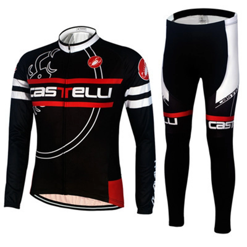 China Proveedor Equipo de equitación ropa Conjuntos Impreso de secado rápido Unisex Jersey de ciclismo