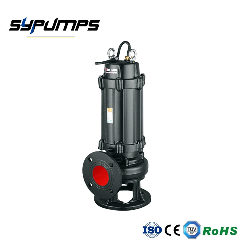 Fabricante de bombas sumergibles eléctricas centrífugas Wq para riego de bombas sumergibles de aguas residuales de agujero sucio de bombas de agua de desechos de bombas de lodo con acoplador