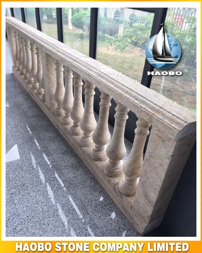 Marble Balcony Balustrade Wholesale/Supplier Stone Pillars