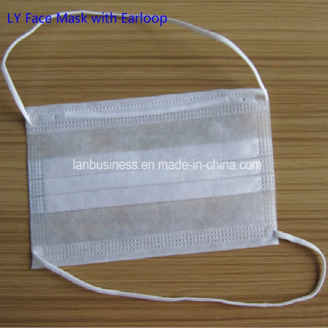 Ly, 2ply/3ply, Ear Loop&Tie on Disposable Face Mask