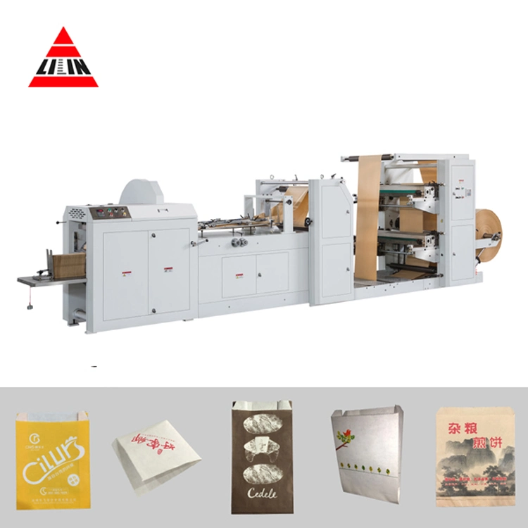 Double Servo Motor Bread Bags Lilin V-Bottom Paper Bag Machine