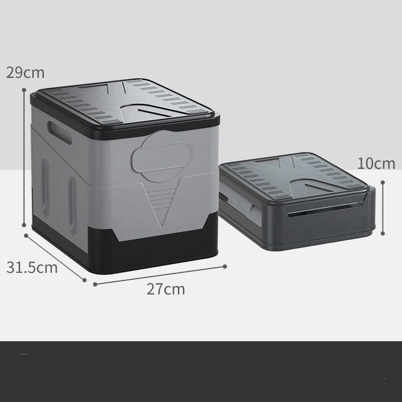 New Design 150kg Heavy Loading Foldable Plastic PP Folding Car Toilet for Outdoor Emergency