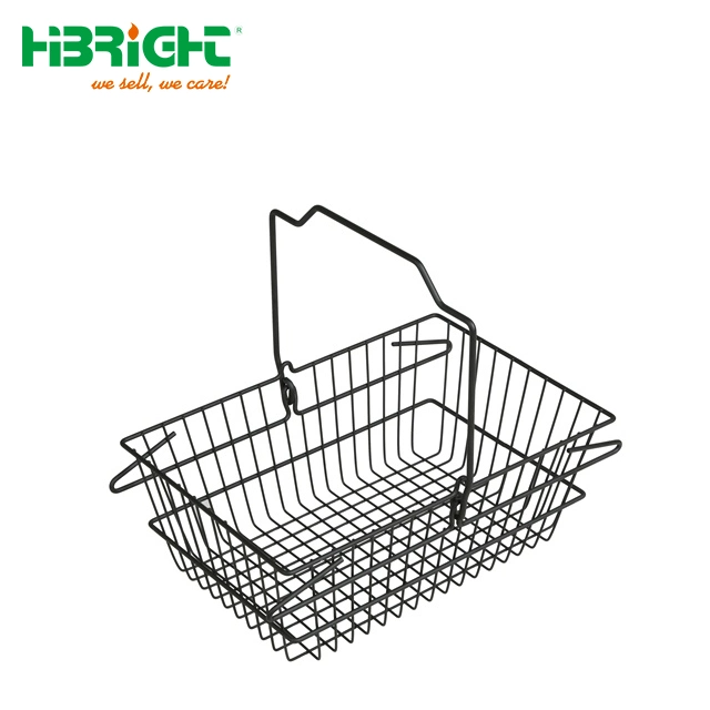 Hopping Cart Storage Galvanized Stainless Steel Wire Mesh Basket