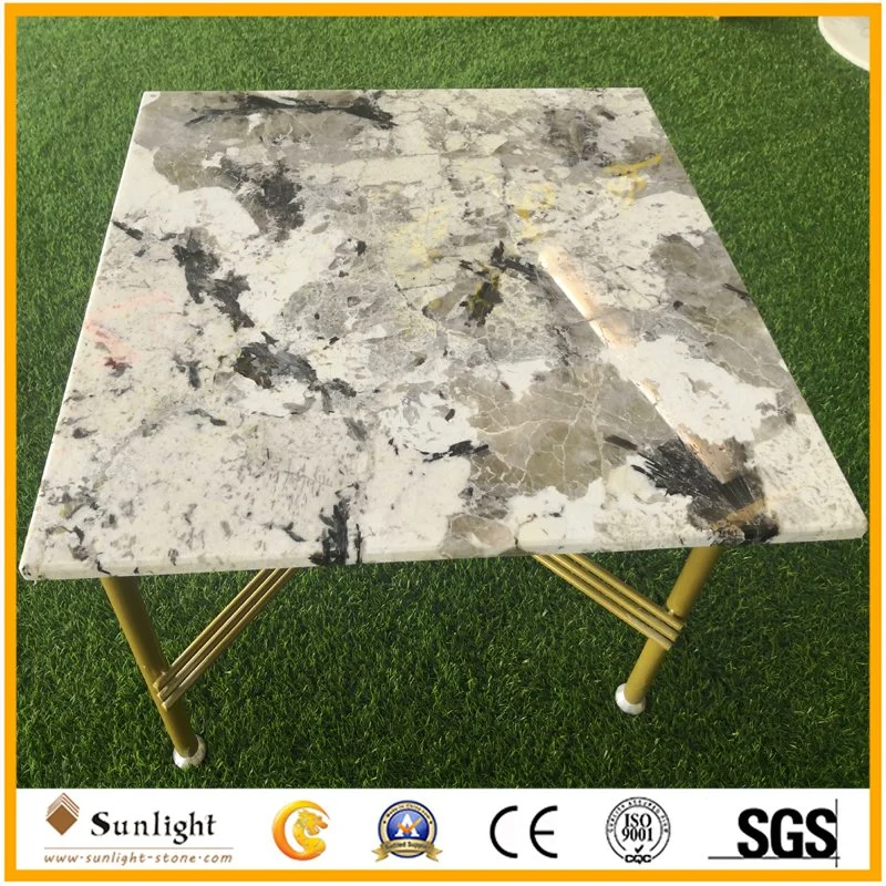 Chinese Popular Marble/Granite/Luxury Stone Round/Rectangle Modern Dining/Coffee Table