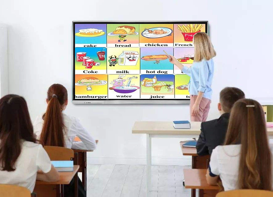 85 Inch Touch Screen Stand Electronic Smart Interactive Whiteboard for Classroom