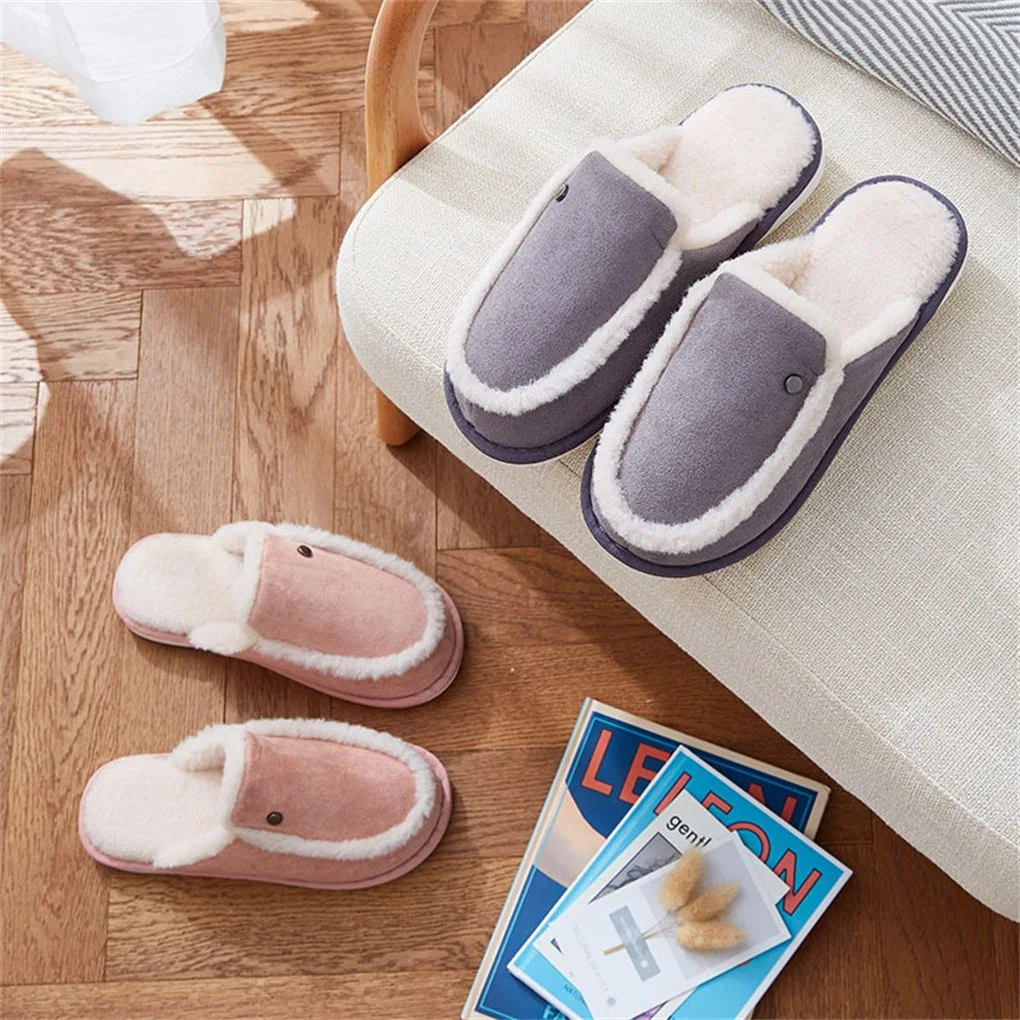 Las mujeres dormitorio zapatillas zapatillas calcetines blancos suaves zapatillas zapatillas plegable