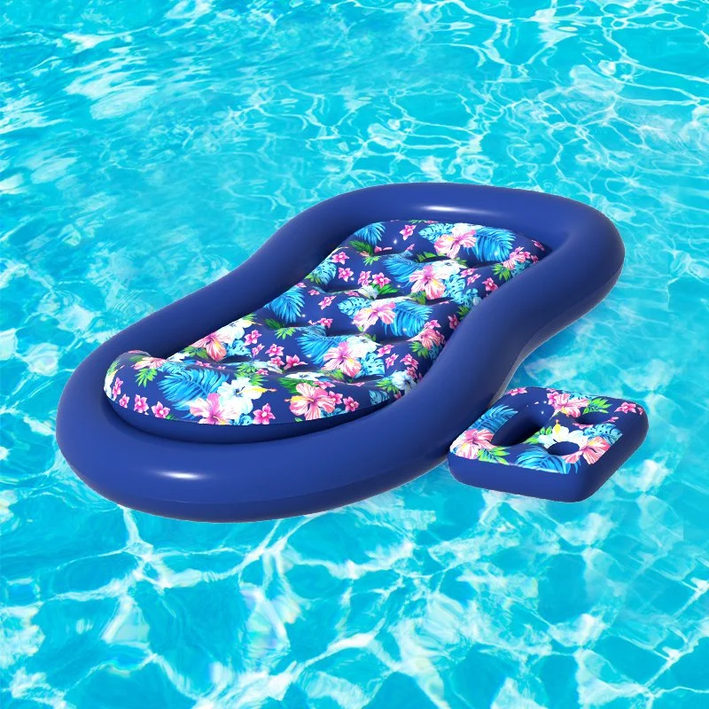 Verano Beach Fiesta decoración Lounger Raft Piscina para adultos Inflatable Juguetes de piscina