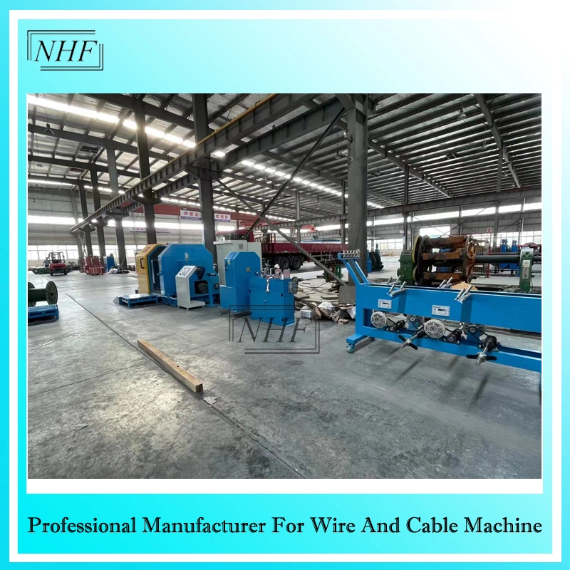 2023 China Manufactured Customized 800 Cantilever High-Speed Single Wire Stranding Machine LAN Cable Low Voltage Cable Making Production Line