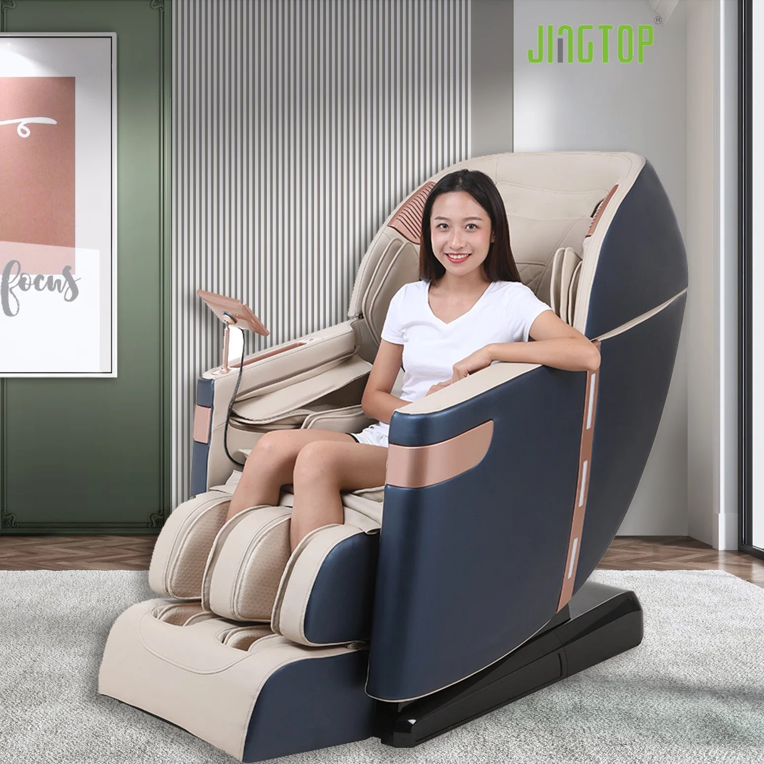 Full Body Electric Zero Gravity 3D Ai Music Luxury Shiatsu Massage Chair