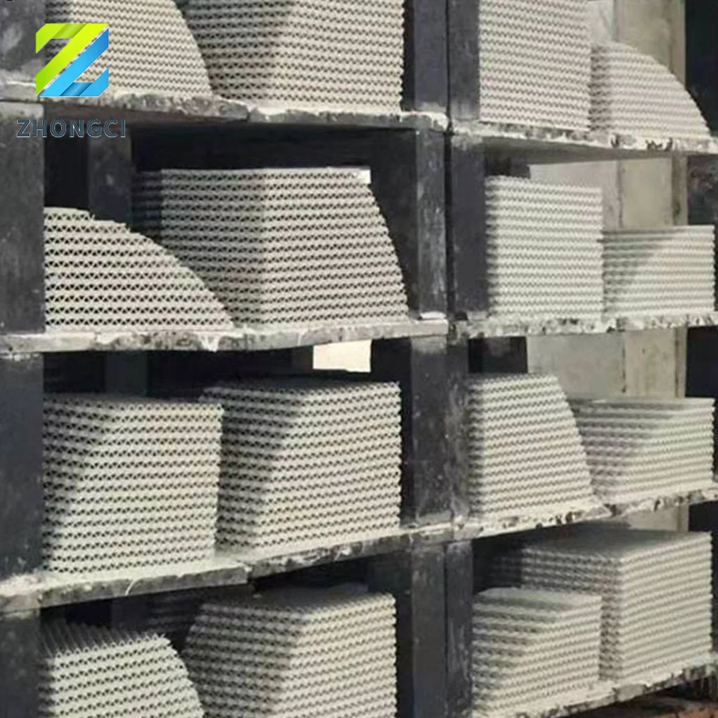 Zhongci Heat Resistance Ceramic Corrugated Plate Structured Packing for Distillation Tower