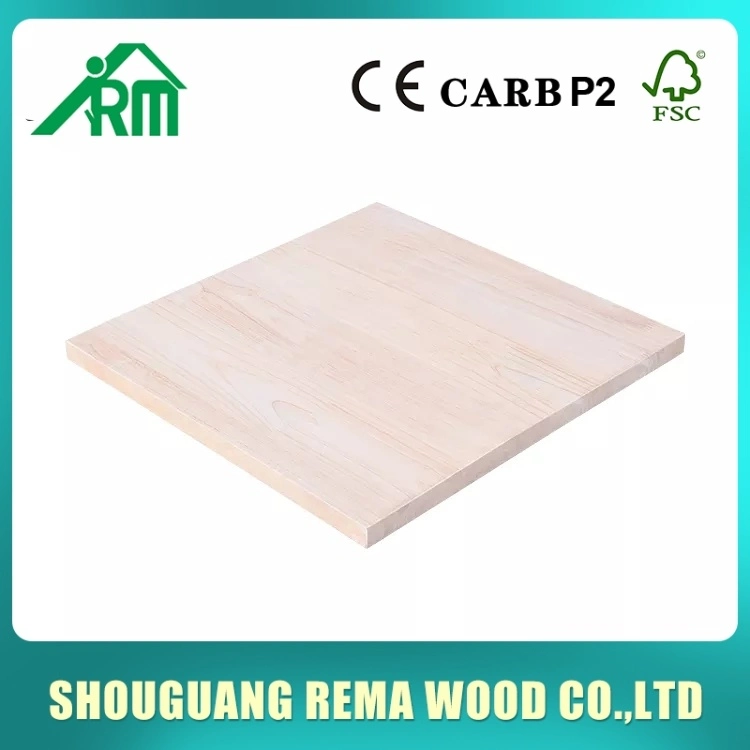 Paulownia Building Material Finger Jointed Boards or Wood for Furniture and Decoration