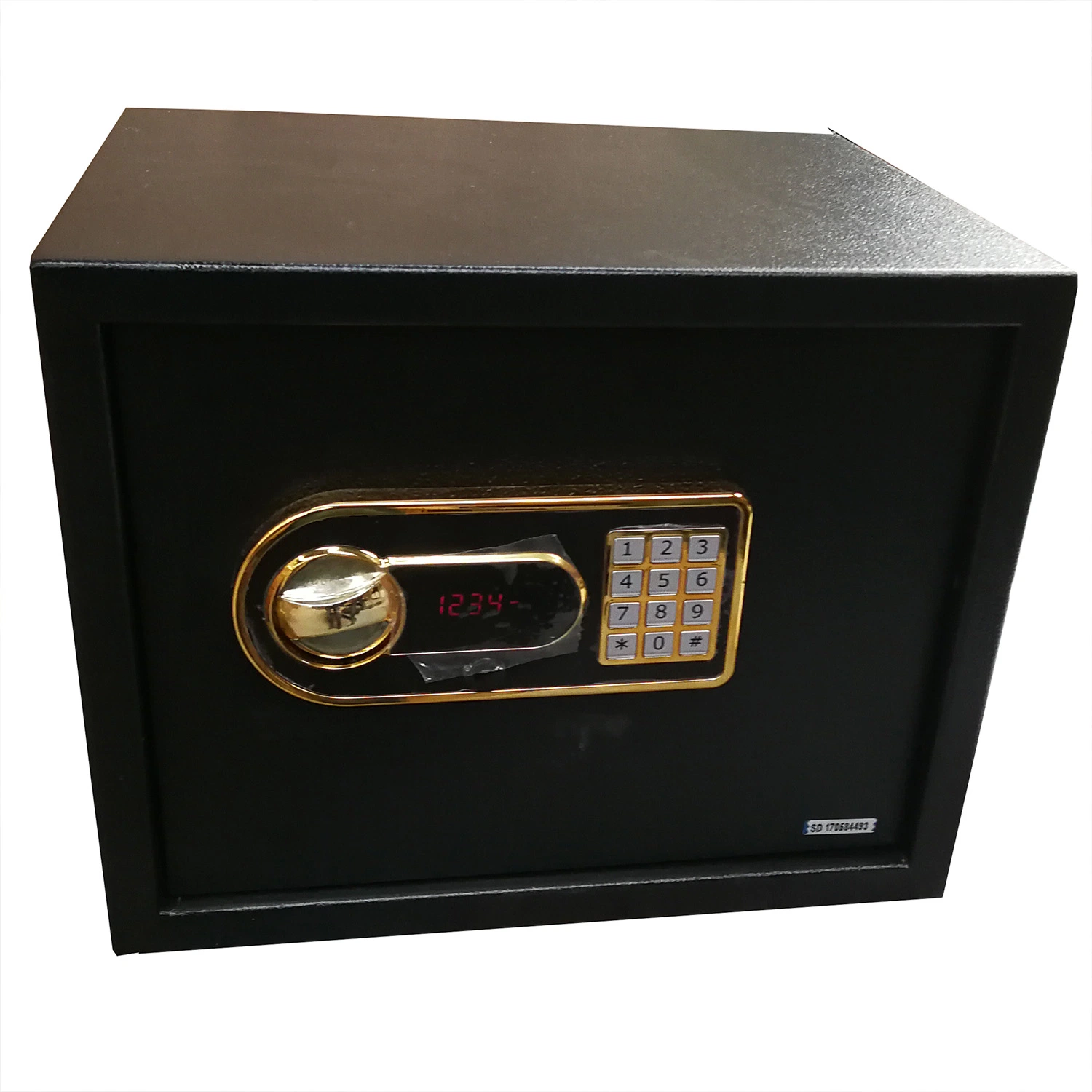 Wall-Anchoring Small Money Box with Two Keys Small Value Safe for Home Office Hotel