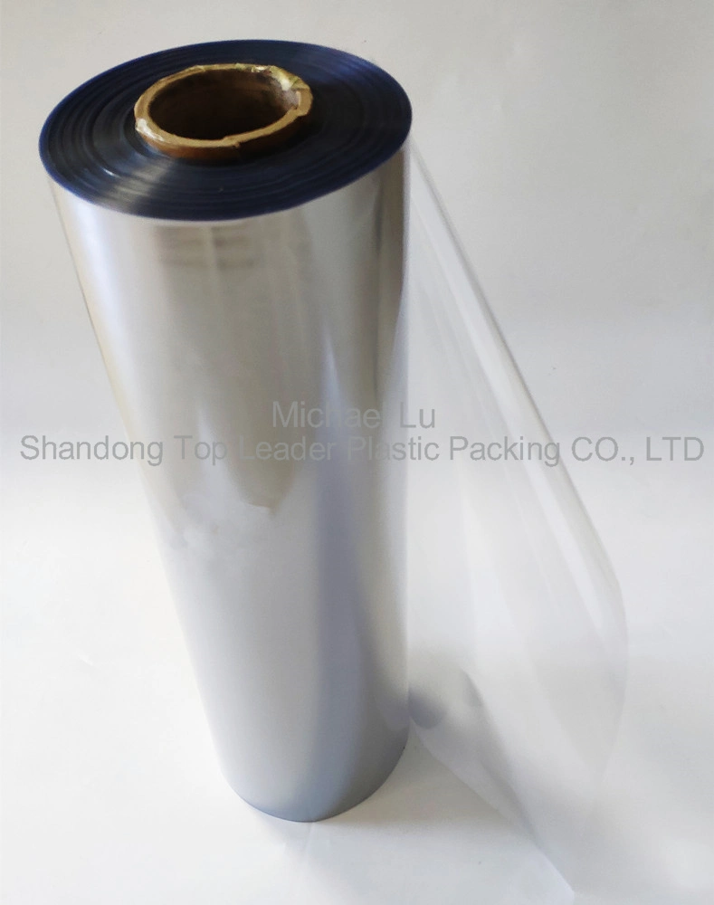 60 Micron Clear PVC Film to Produce High Barrier Cold Form Blister Alu-Alu