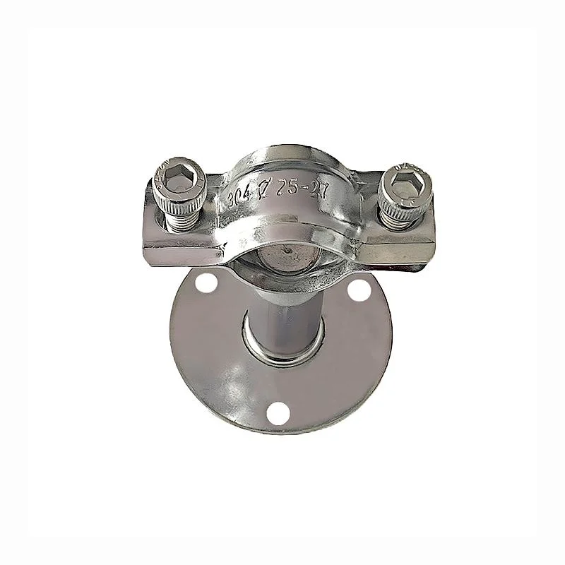 Stainless Steel Wall Mount Ceiling Mount Pipe Support