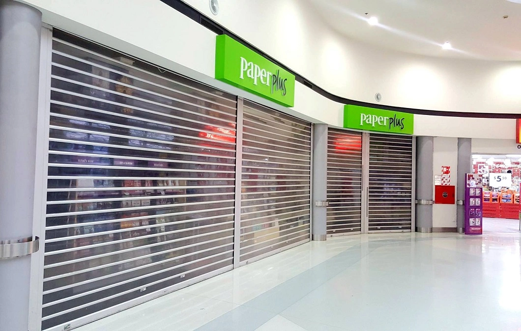 Automatic Security Motorized Transparent Polycarbonate Roller Shutter Door Slat